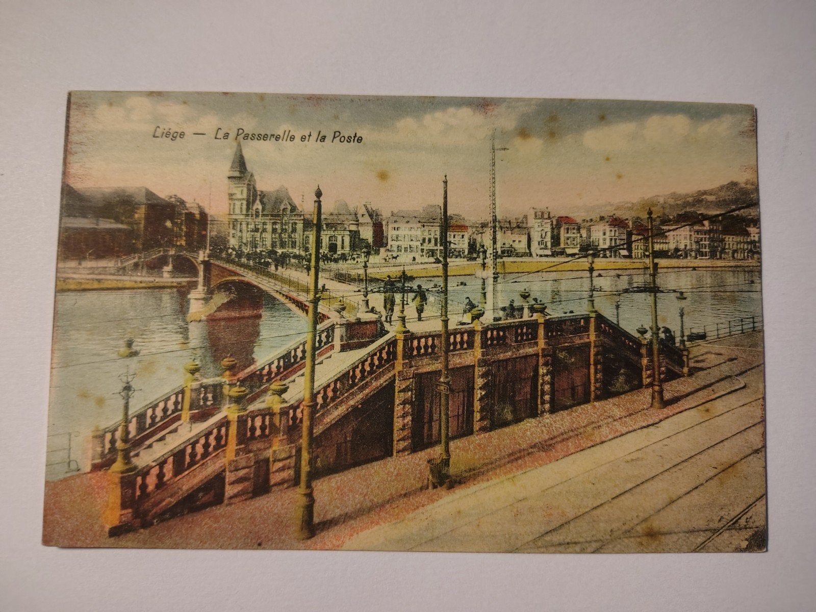 Liege - La Passerelle et la Poste, Enlèvement ou Envoi