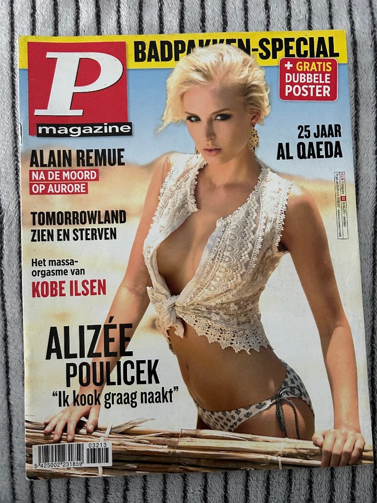 P-Magazine 52/2013 : Alizé Poulicek - Miss België 2008, Ophalen of Verzenden, 1980 tot heden, Tijdschrift