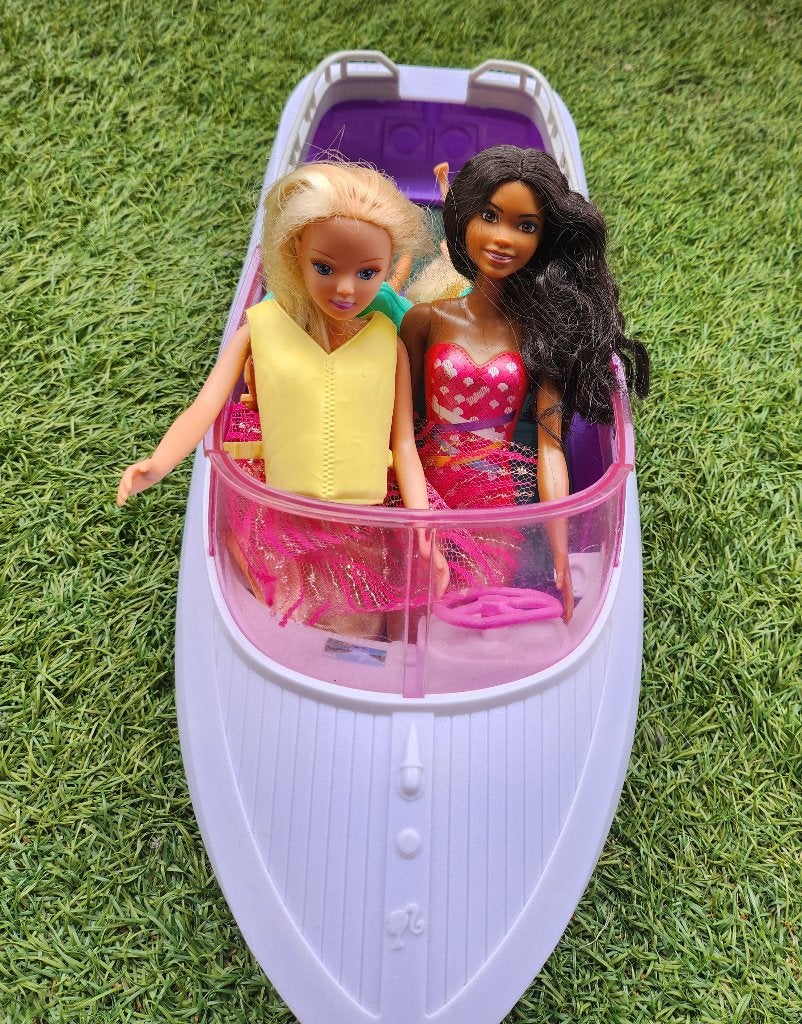 Grand bateau Barbie Mermaid Power original Mattel,, Enfants & Bébés, Enlèvement ou Envoi, Comme neuf, Barbie