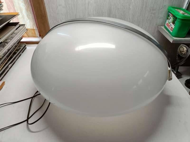 Tafellamp Angelo Mangiarotti, Iter Elettronica jaren 70, Ophalen of Verzenden, Gebruikt, Glas