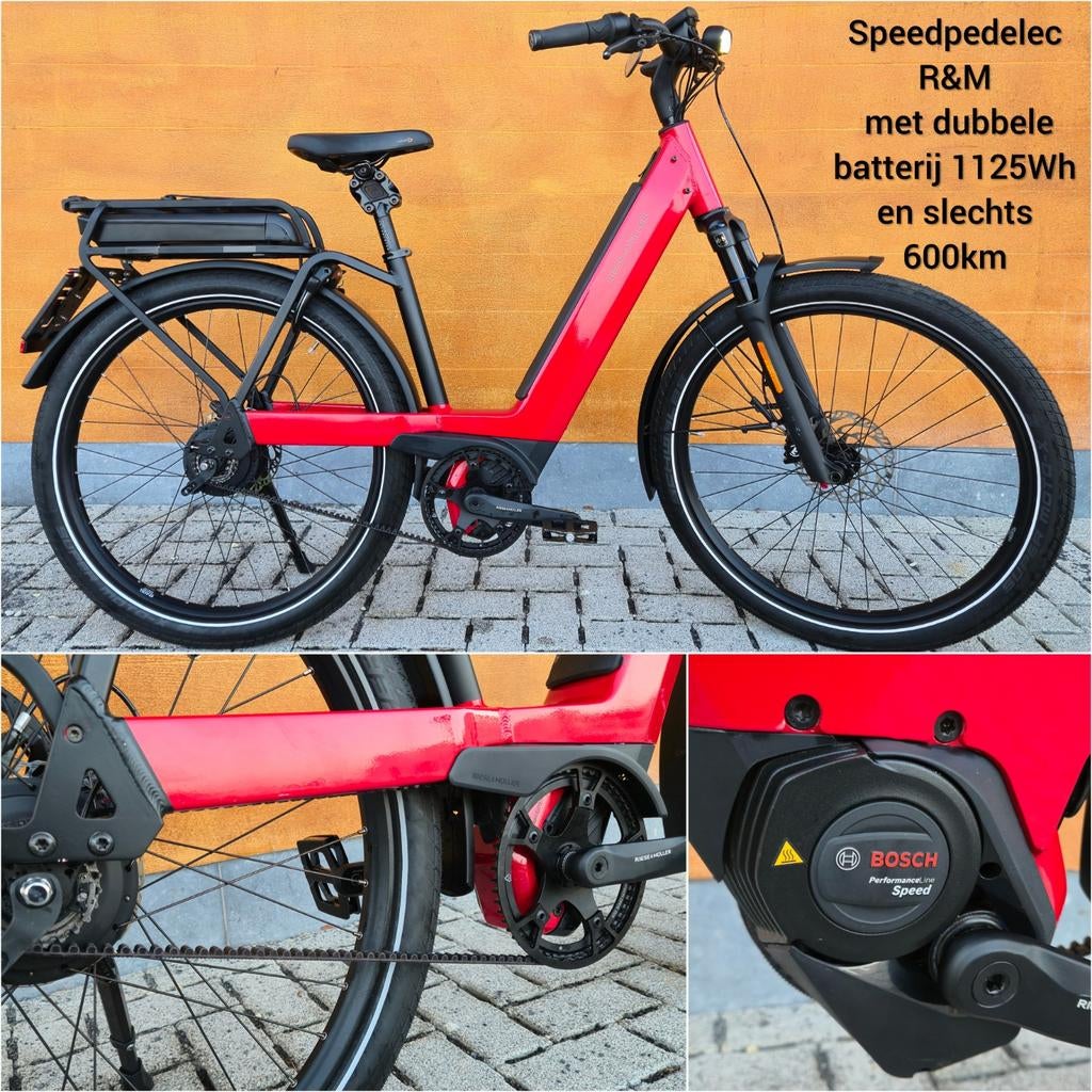 R&M NEVO GT Vario HS 47cm 1125 Wh 600km! 2023 speedpedelec, Vélos & Vélomoteurs, Vélos électriques, Comme neuf, Riese & Müller