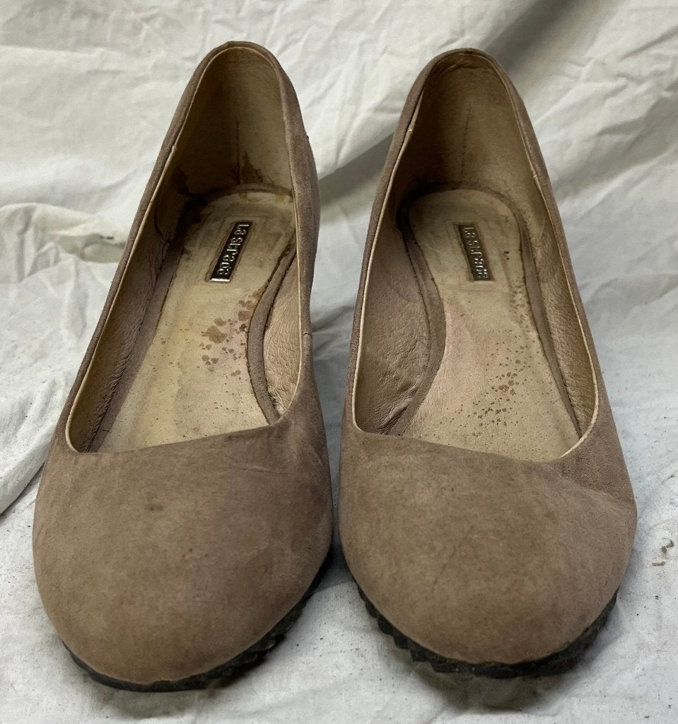 La strada pumps Beige bruin, daim leder, maat 39, Ophalen, Pumps, La strada, Bruin