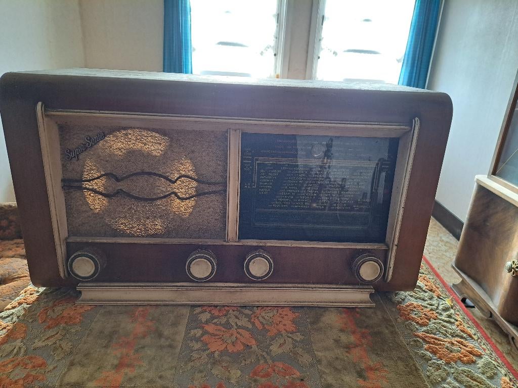 Radio Vintage  tafelradio 1940 - 1950, Enlèvement, Utilisé, Radio