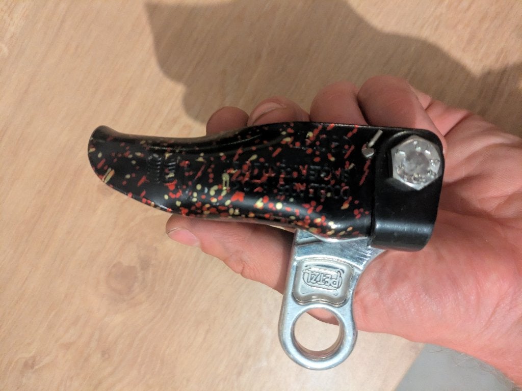 Petzl Shunt, Sport en Fitness, Ophalen of Verzenden, Zo goed als nieuw, Klimsport-accessoire