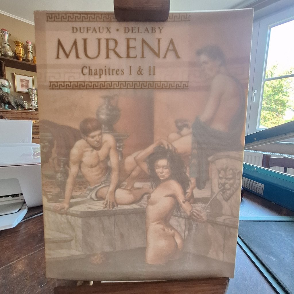 murena 1+2 delaby tl 1000 ex +ex l +feuille croquis, Boeken, Gelezen, Eén stripboek, Ophalen of Verzenden, Delaby / Dufaux