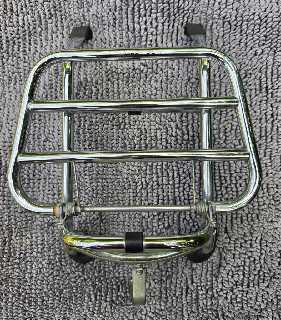 Support avant chromé Vespa GTS/GT/GTV, Motos, Enlèvement ou Envoi, Comme neuf