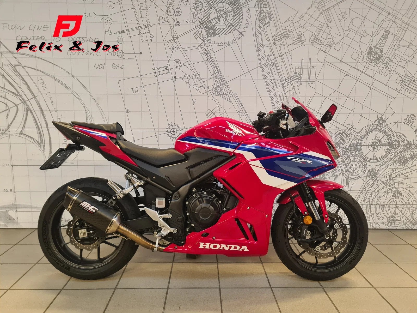 Honda CBR500R (bj 2025), Super Sport, Handgeschakeld, Gebruikt, Bedrijf
