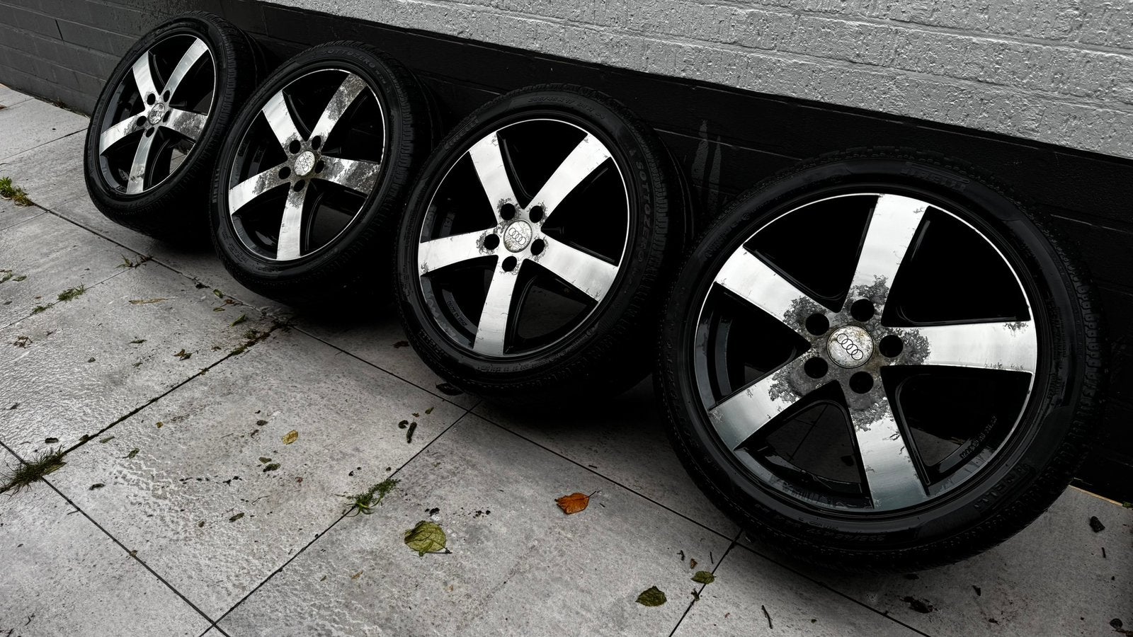 Set velgen met Pirelli winterbanden, Auto-onderdelen, Banden en Velgen, Ophalen, Gebruikt, Banden en Velgen, 17 inch