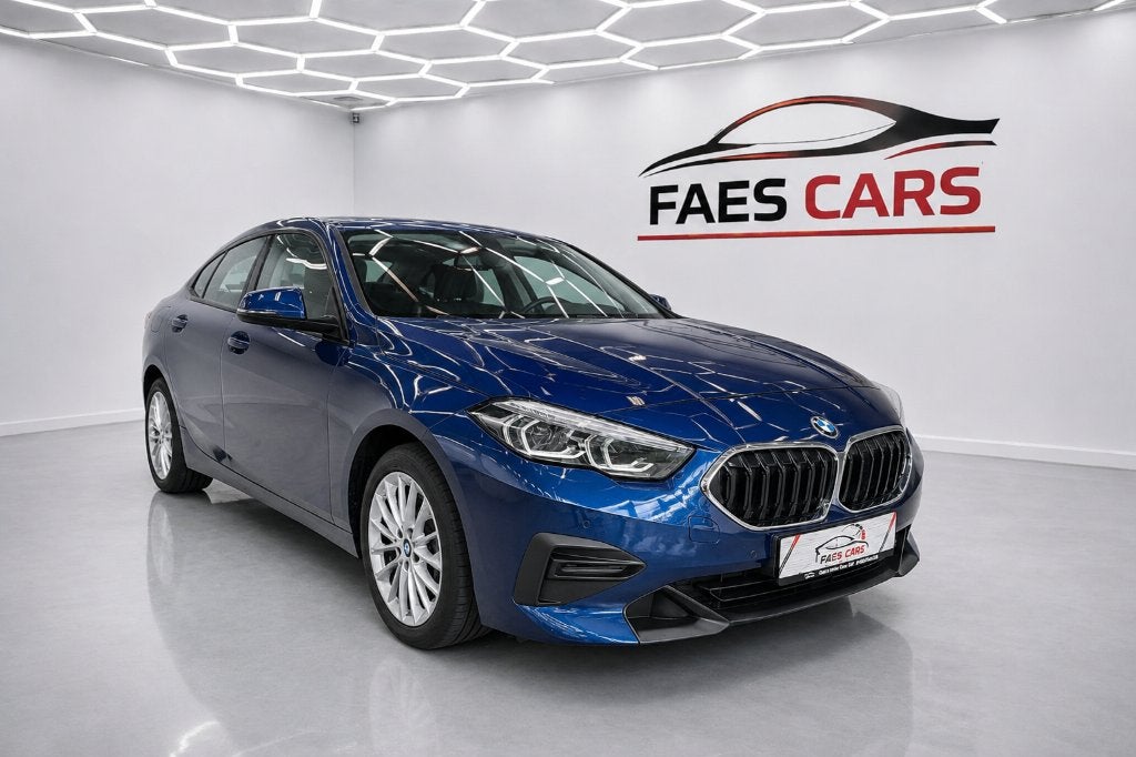 Bmw 218 grand coupe automaat, Auto's, BMW, Blauw, Leder, 5 zetels, 5 deurs