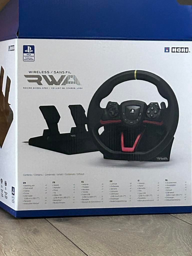 Volant de course sans fil Hori Apex pour PS5, PS4 et PC, Consoles de jeu & Jeux vidéo, Consoles de jeu | Sony Consoles | Accessoires