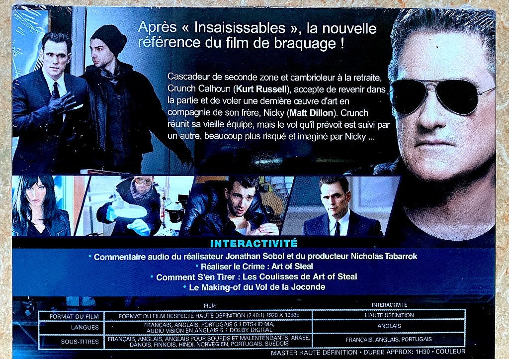 ART OF STEAL (Kurt Russell, Matt Dillon) NIEUW / Sub CELLO, Cd's en Dvd's, Engels, Inclusief extra's, Film, Actie