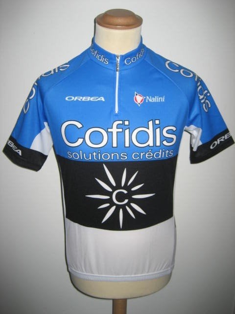 Cofidis kampioen Estland wielershirt Joeaar shirt maat 3, M, Enlèvement ou Envoi, Comme neuf, Vêtements