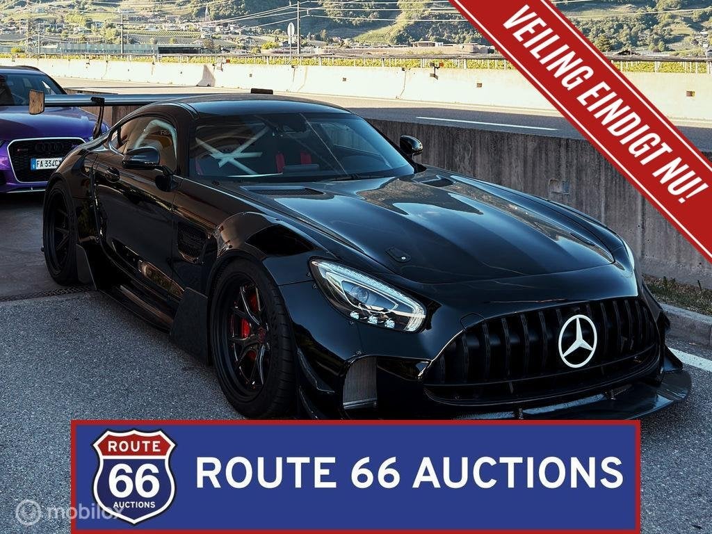 Mercedes-AMG GT S Coupe | 2015 | Route 66 Auctions, Auto's, Mercedes-Benz, Gebruikt, Zwart, Bedrijf, Handgeschakeld