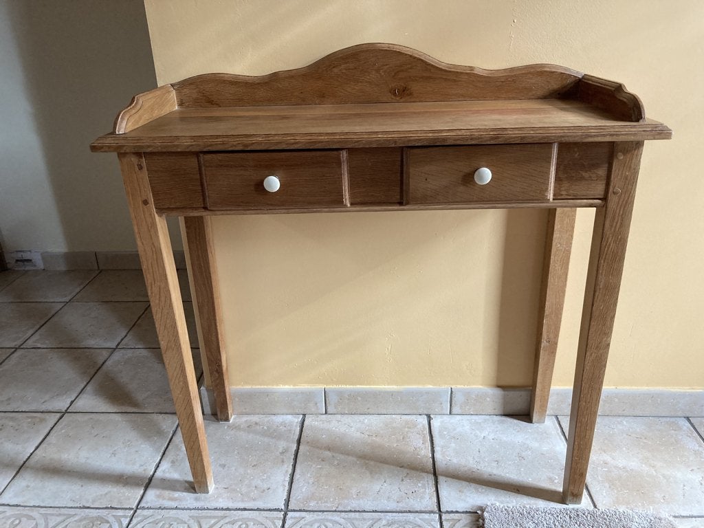 Table console - 2 tiroirs, Maison & Meubles, 25 à 50 cm, 50 à 100 cm, Enlèvement, Utilisé