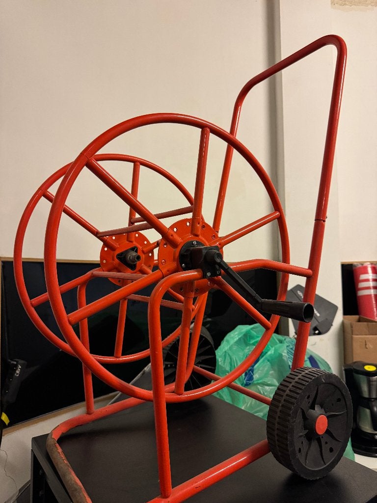 Tuinslaghaspel, Jardin & Terrasse, Tuyaux d'arrosage, Enlèvement, Utilisé, Dévidoir