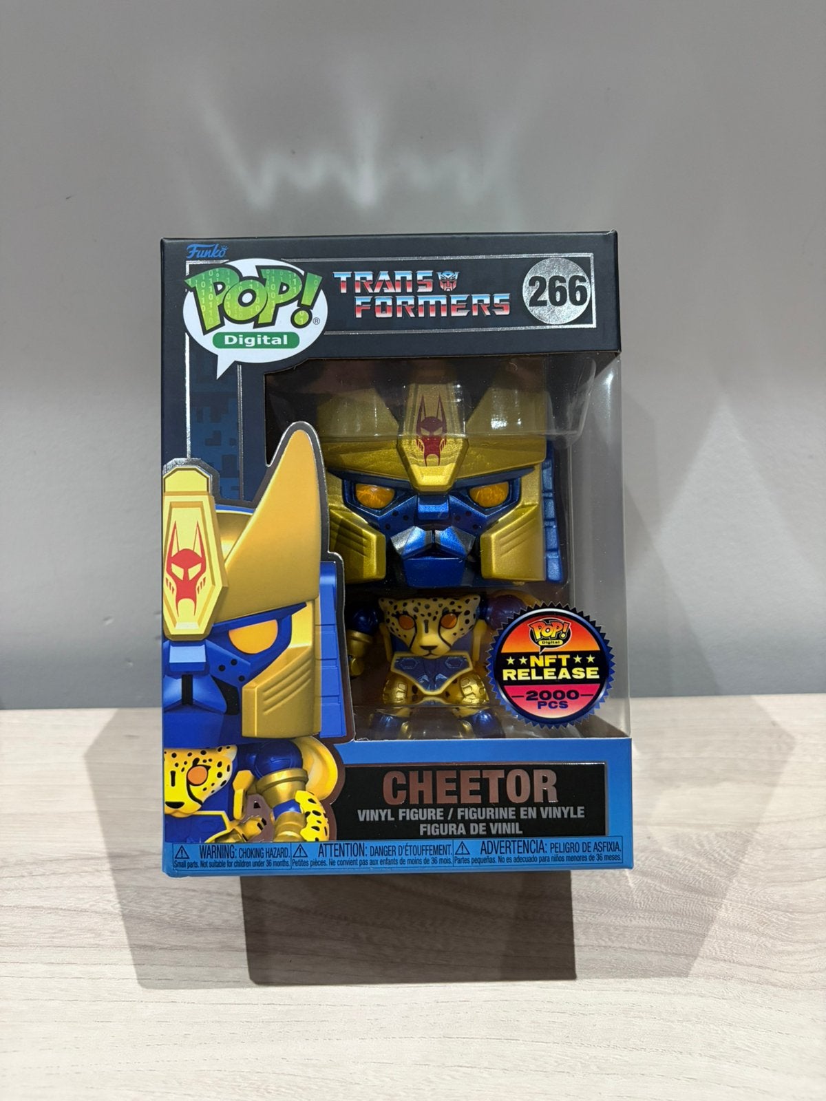 Cheetor 266 NFT LE 2000 Funko Pop! Digital Transformers, Enlèvement ou Envoi, Comme neuf