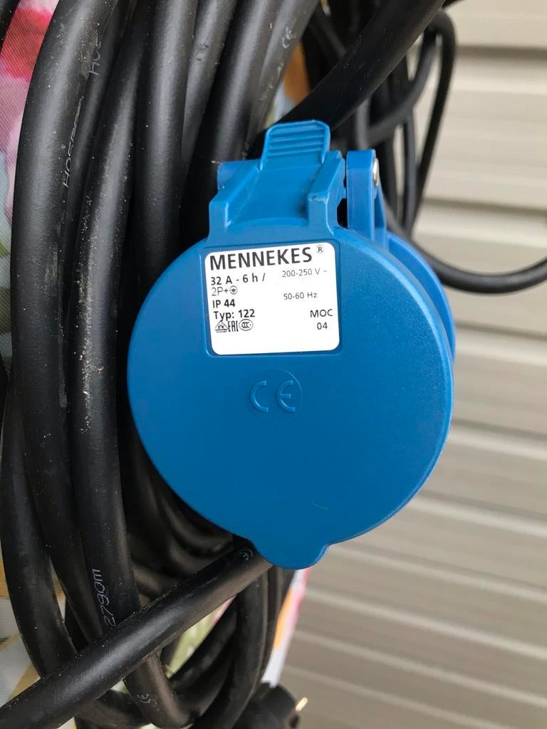 Câble de recharge Mennekes 5 mètres, Enlèvement ou Envoi, Comme neuf