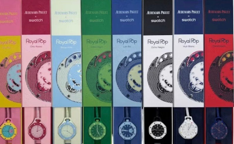 Swatch x Audemars Piguet Royal Pop – Complete Set 8 kleuren, Verzamelen, Ophalen of Verzenden, Nieuw