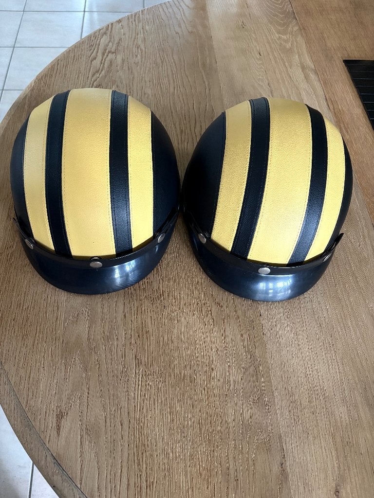 casques auto vintage, Enlèvement
