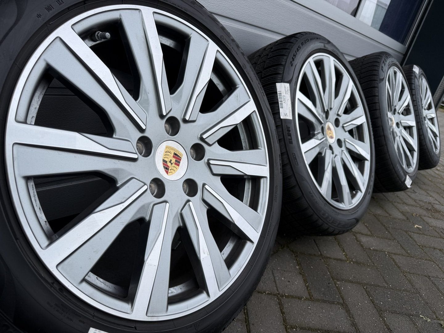 20" Porsche Taycan E-Hyrbid S Turbo Aero velgen winterbanden, -, -, Banden en Velgen, 20 inch
