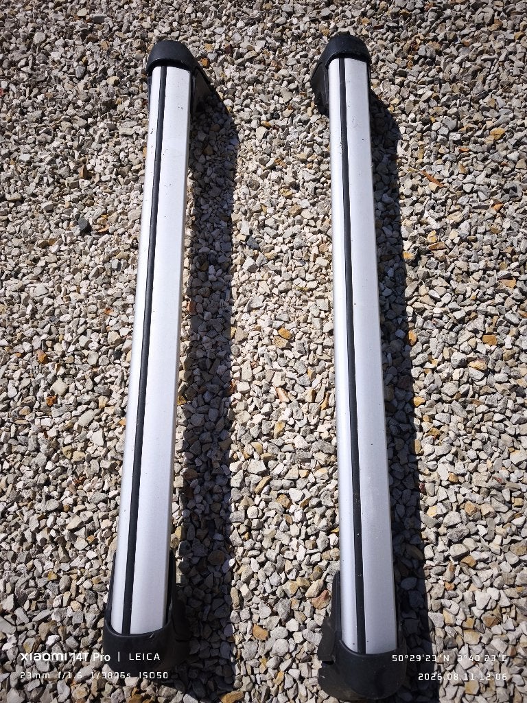 Barres de toit d'origine Mercedes-Benz (Aluminium avec clés), Enlèvement, Neuf