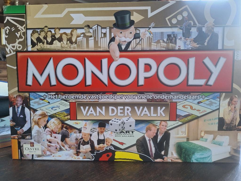 MONOPOLY VAN DER VALK, Cinq joueurs ou plus, Enlèvement ou Envoi, Comme neuf, Hasbro