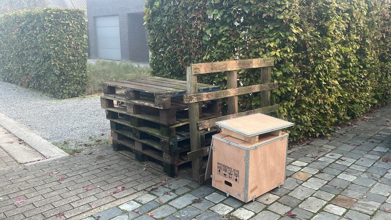 Europaletten + ander hout, Enlèvement, Utilisé