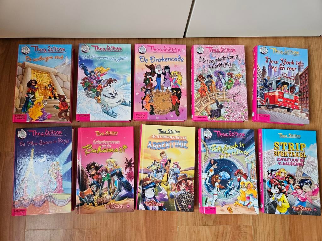 10 Thea Sisters boeken - zo goed als nieuw, Boeken, Ophalen of Verzenden