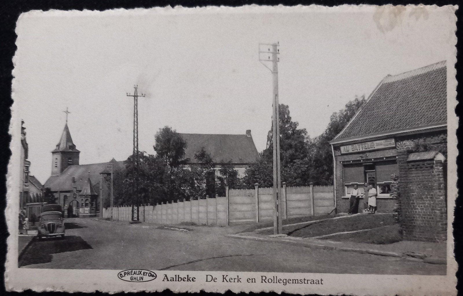 Postkaart Aalbeke, Ophalen of Verzenden