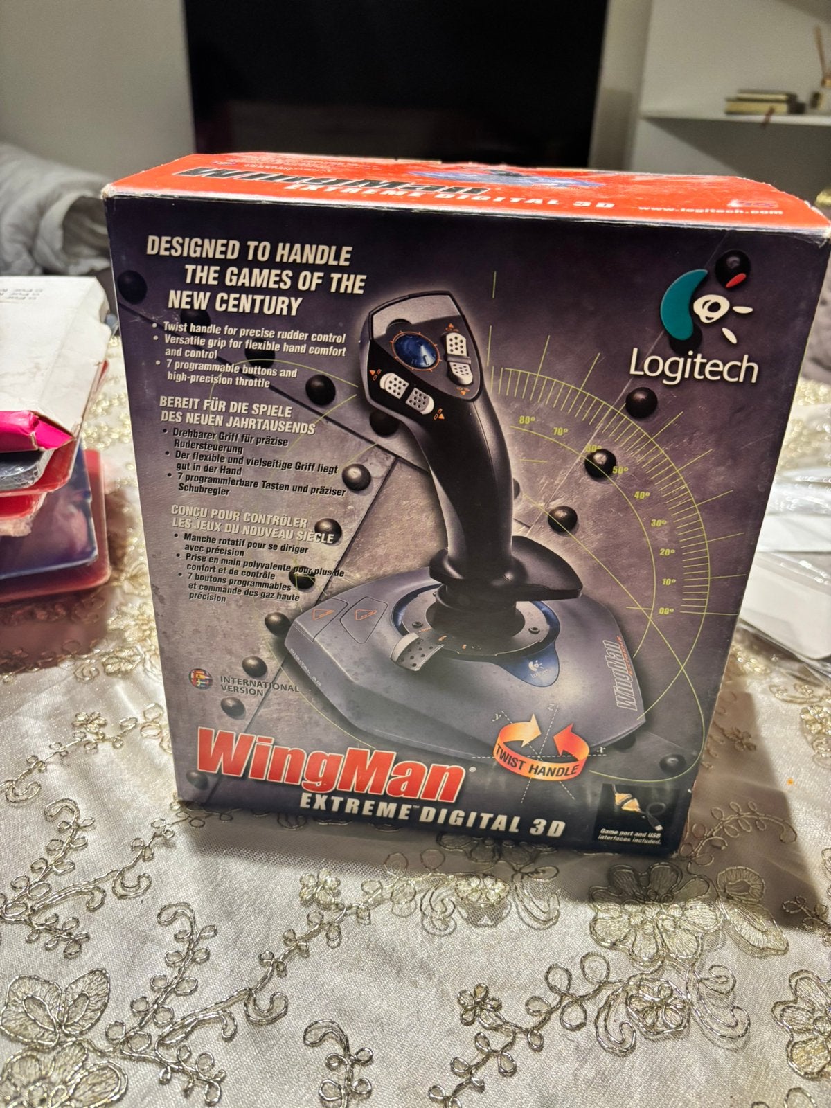 Joystick 3D Wingman Extreme, Informatique & Logiciels, Enlèvement, Comme neuf