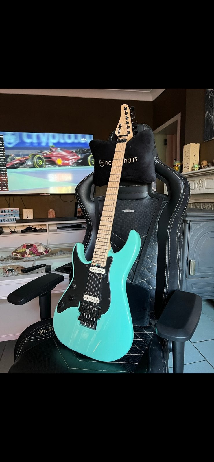 Schecter Sun Valley Super Shredder FR gaucher, Musique & Instruments, Enlèvement, Comme neuf, Solid body, Autres marques