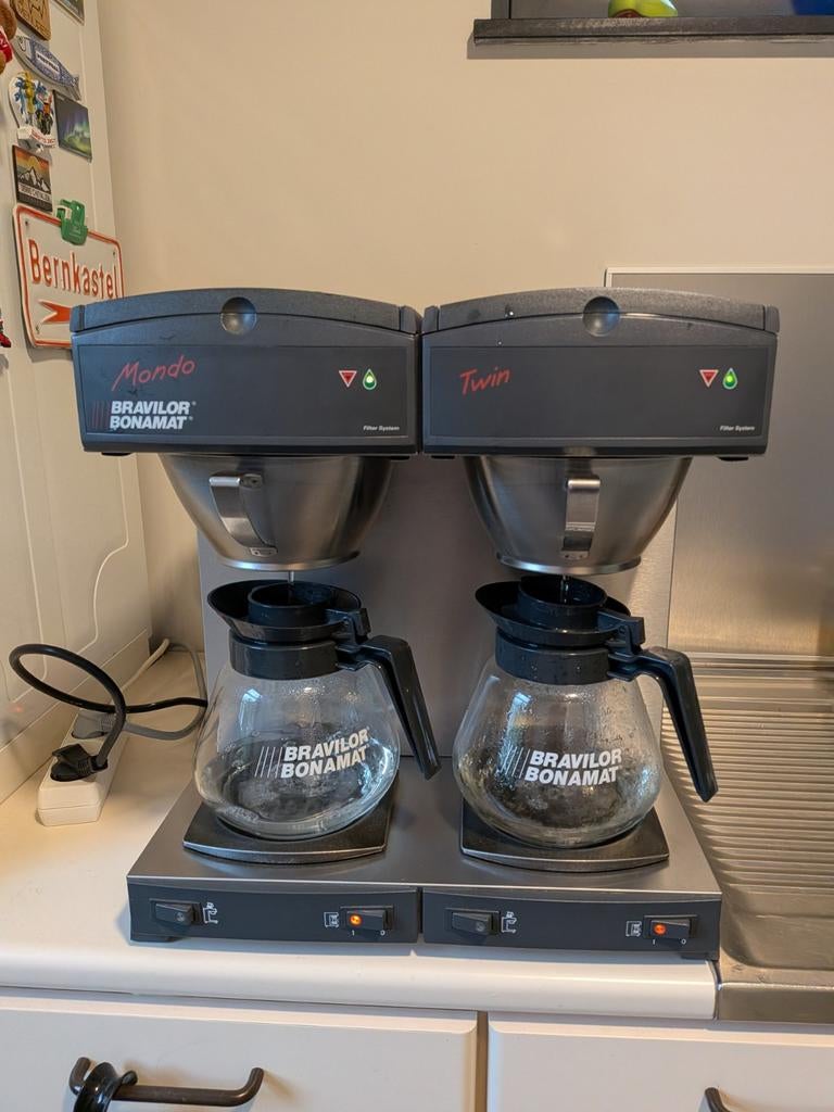 Koffiezet bravilor Mondo twin, Elektronische apparatuur, Ophalen, 10 kopjes of meer, Koffiemachine, Gemalen koffie