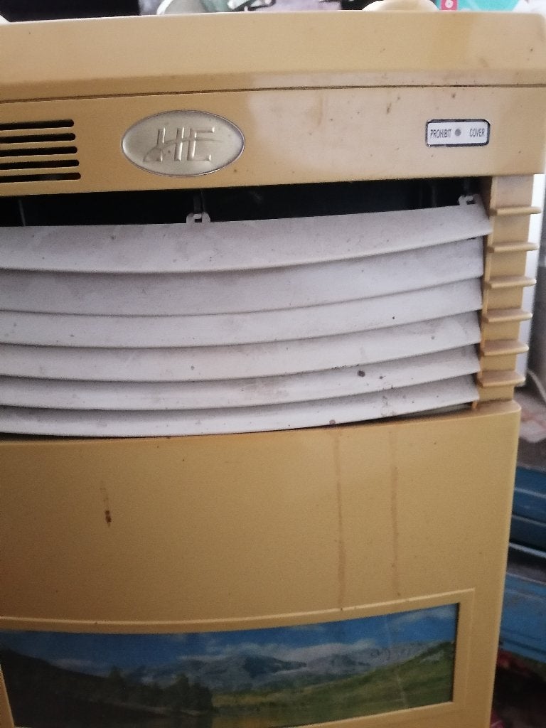 Oude mobiele werkende airco, Ophalen, Koelen en Ontvochtigen, Mobiele airco, Timer