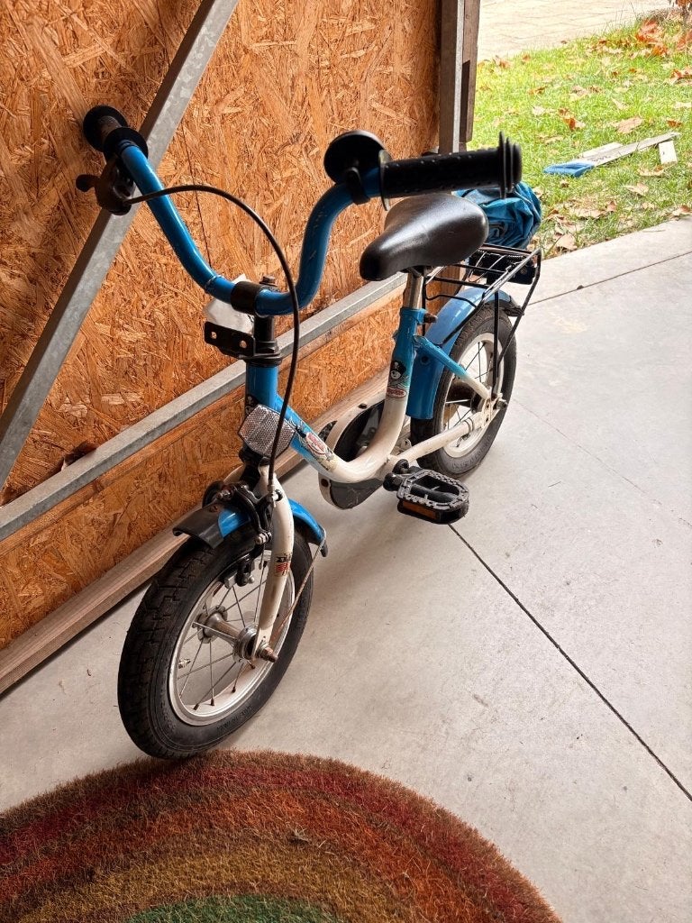 Kinderfiets, Fietsen en Brommers, Ophalen, Gebruikt, Terugtraprem, Minder dan 16 inch