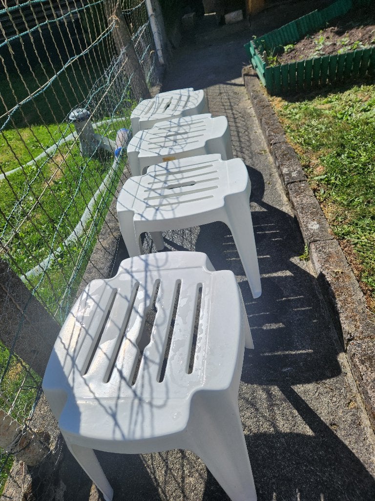 Tabouret plastic, Ophalen, Vintage, Kunststof, Zo goed als nieuw