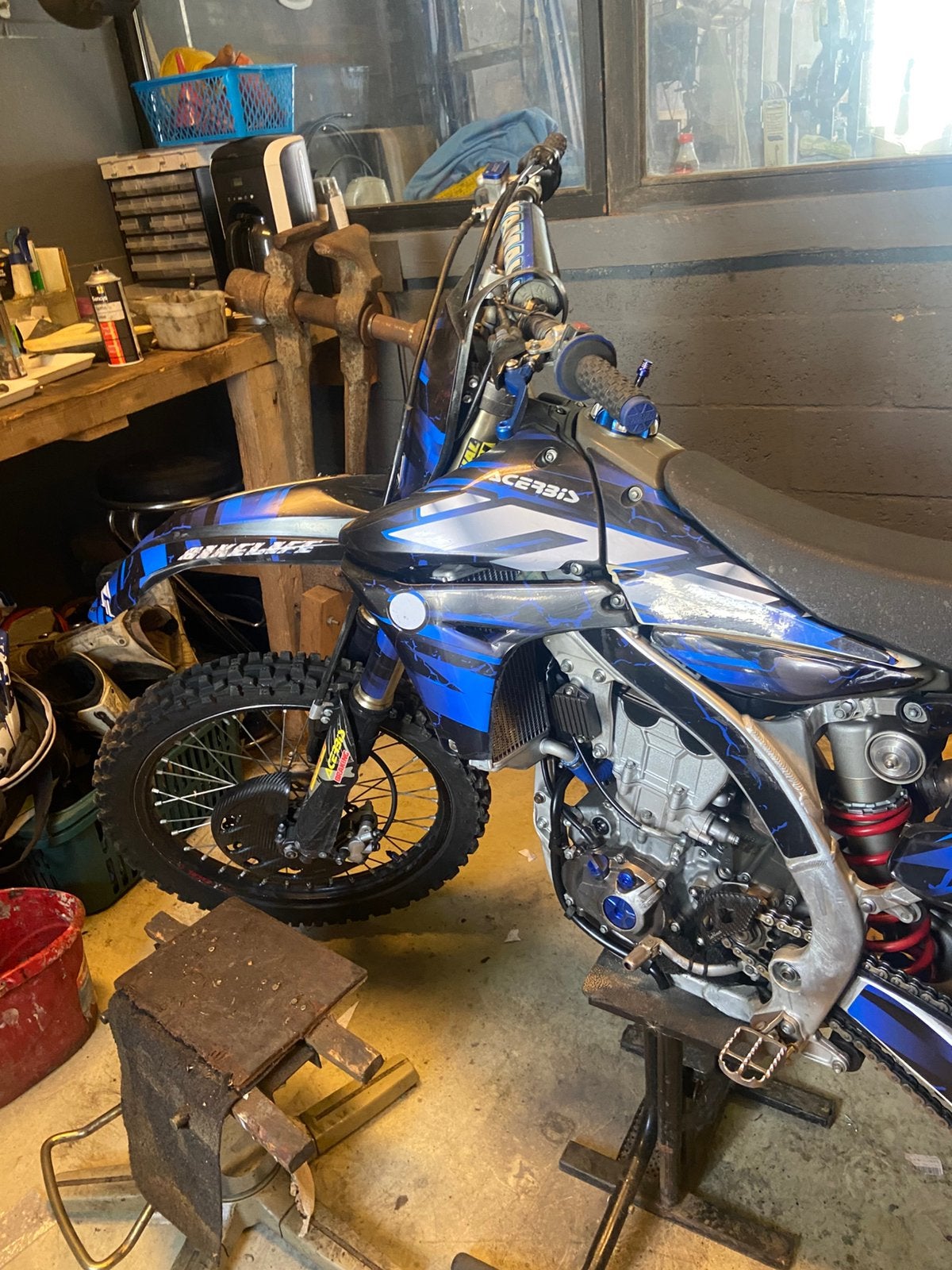 Yamaha yzf 450, Motoren, Ophalen