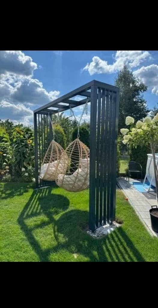 Metalen frame voor dubbele hangstoel -230x230cm, Ophalen, Nieuw, Metaal