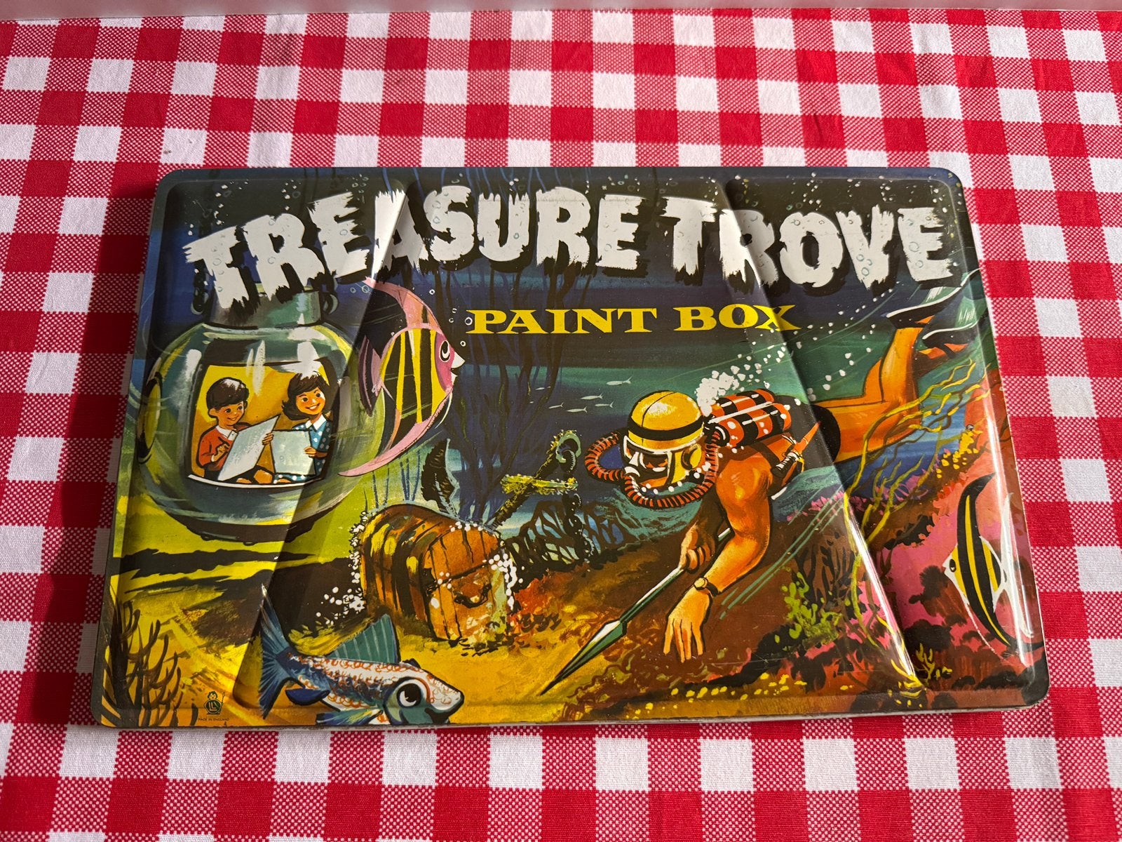 Verfdoos Engeland jaren 50 te koop, Hobby & Loisirs créatifs, Enlèvement, Utilisé