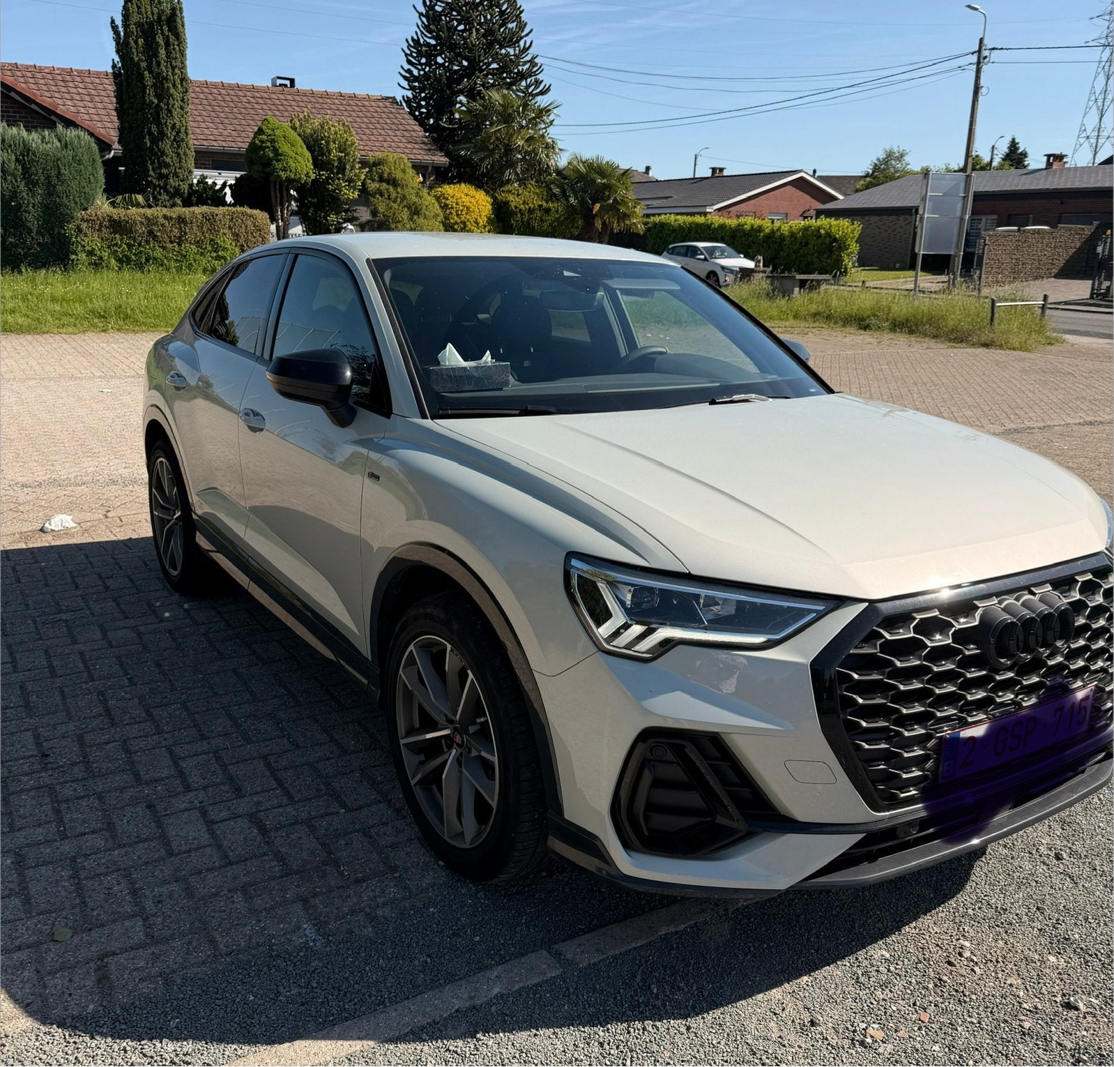 AUDI Q3 SPORTBACK TDI PLATINUIM SLINE STRONIC GAR 4 ANS, Autos, Audi, 144 g/km, Argent ou Gris, Achat, Entretenue par le concessionnaire