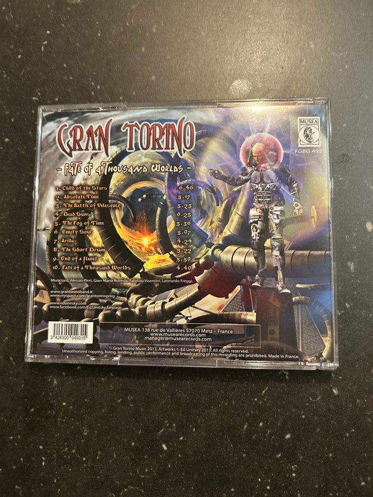 Gran Torino 'Fate of a thousand worlds', Cd's en Dvd's, Ophalen of Verzenden, Zo goed als nieuw, Progressive Rock, Album