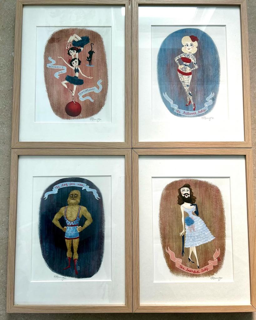 Brigette Barrager - set 4 prints, Ophalen