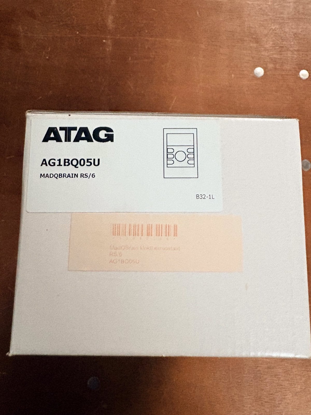 Thermostat d'ambiance ATAQ Madqbrain RS/6 numérique blanc, Maison & Meubles, Enlèvement ou Envoi, Neuf