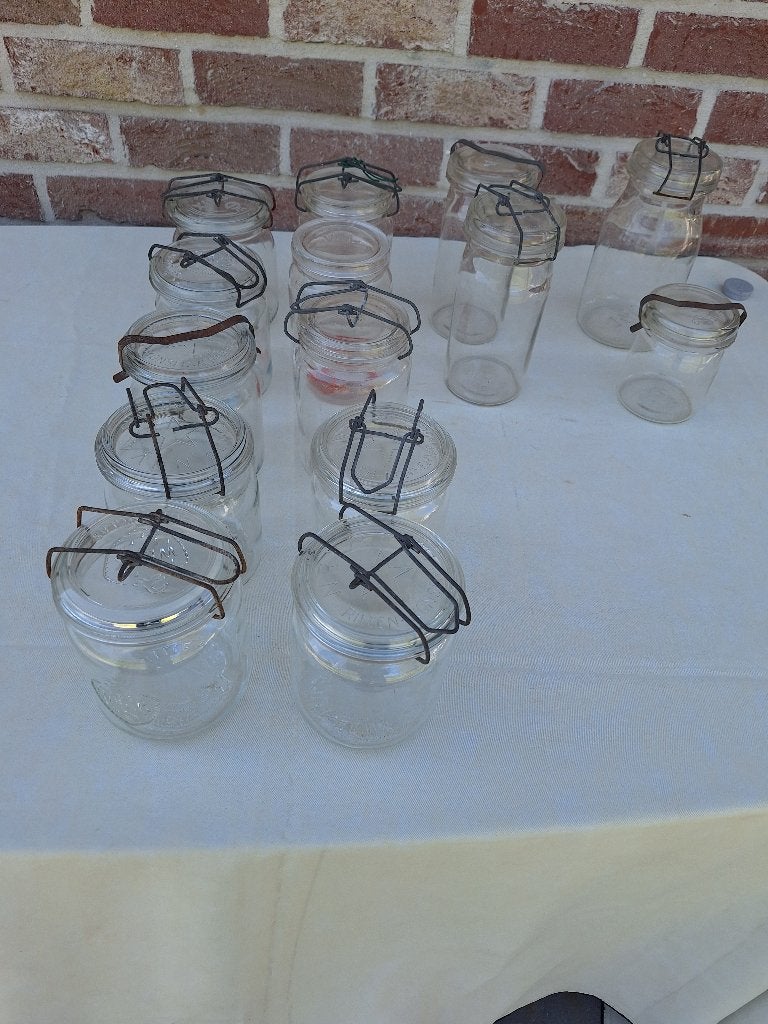 BOCAUX A STERILISER, Pot de stockage, Enlèvement, Comme neuf, Verre