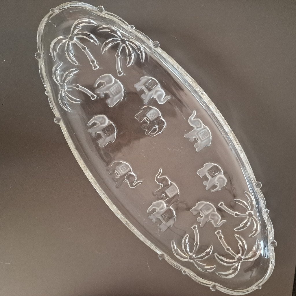 Vintage serveerschaal olifant, Ophalen of Verzenden, Huis en Inrichting