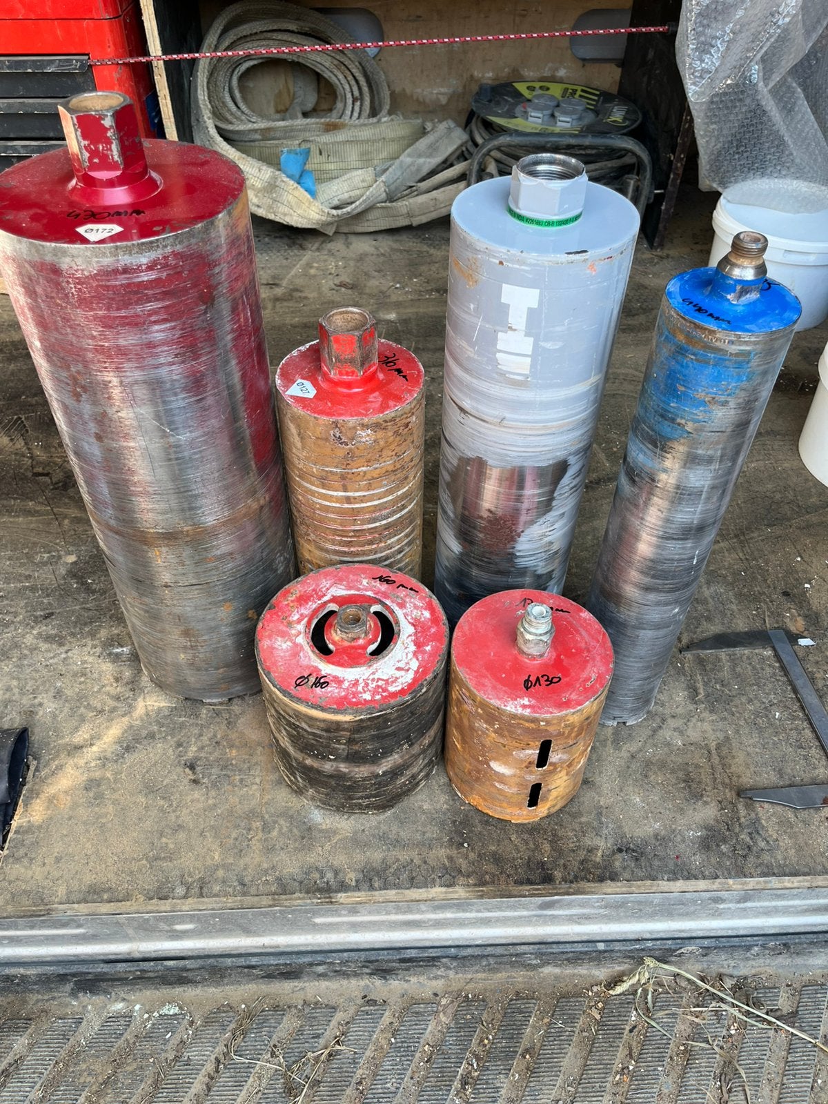 Diamantboren, Enlèvement, Utilisé, Autres types