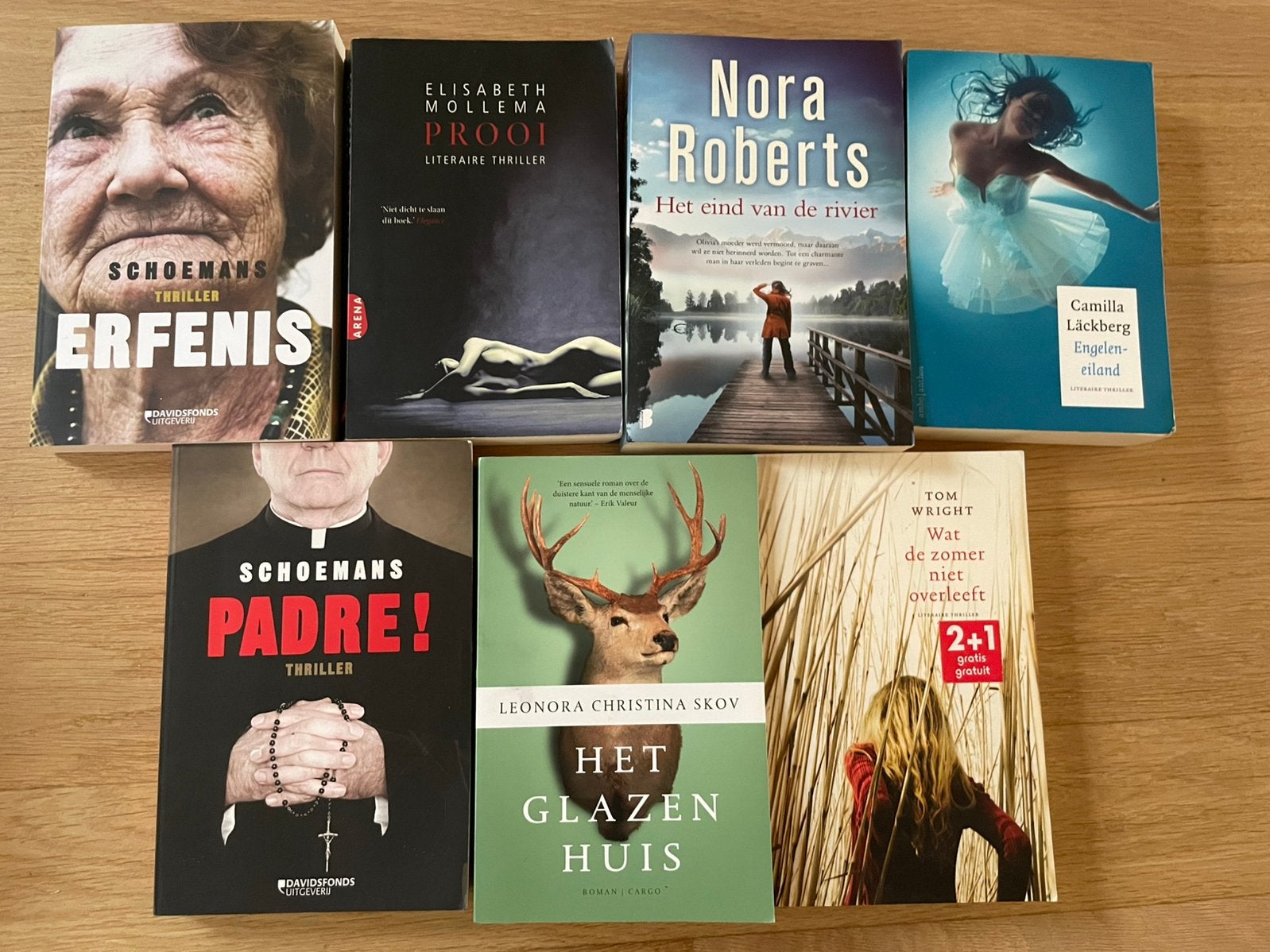 Pakket 7 literaire thrillers - mix, Boeken, Ophalen of Verzenden