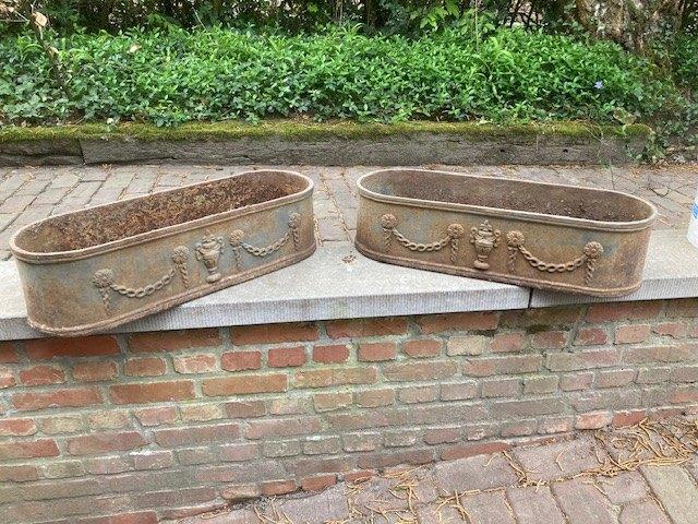 bloembakken, Tuin en Terras, Ophalen, Gebruikt, Overige materialen, Balkon