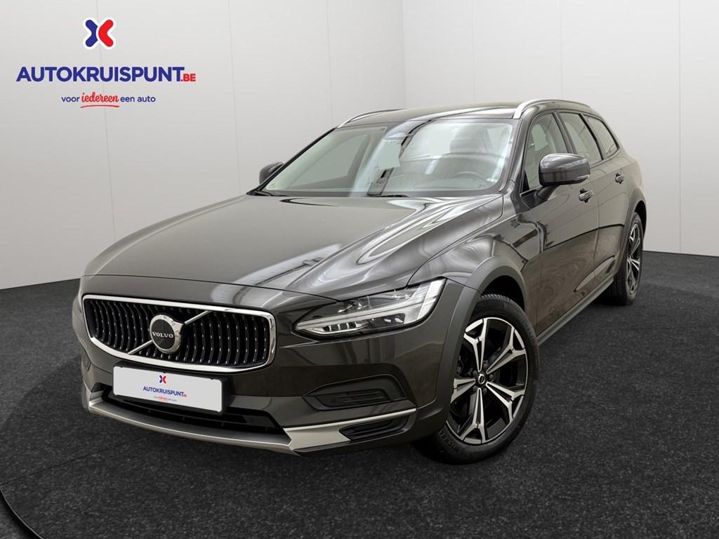 Volvo V90 2.0 B4 Cross Country Pro AWD Geartronic Leder GPS, Auto's, 197 pk, 145 kW, V90, Zilver of Grijs