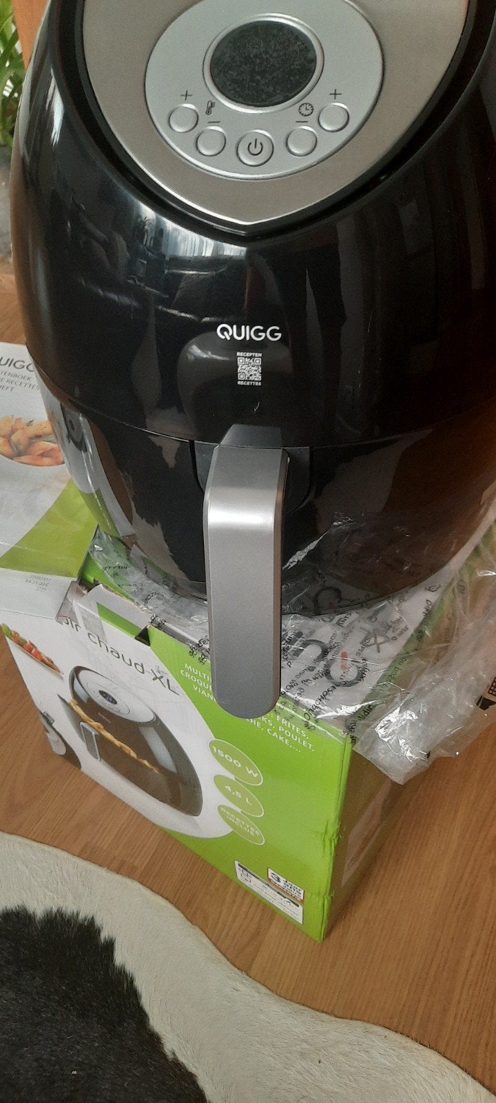 Airfryer Quigg, Electroménager, Friteuses à air, Enlèvement, Friteuse à air
