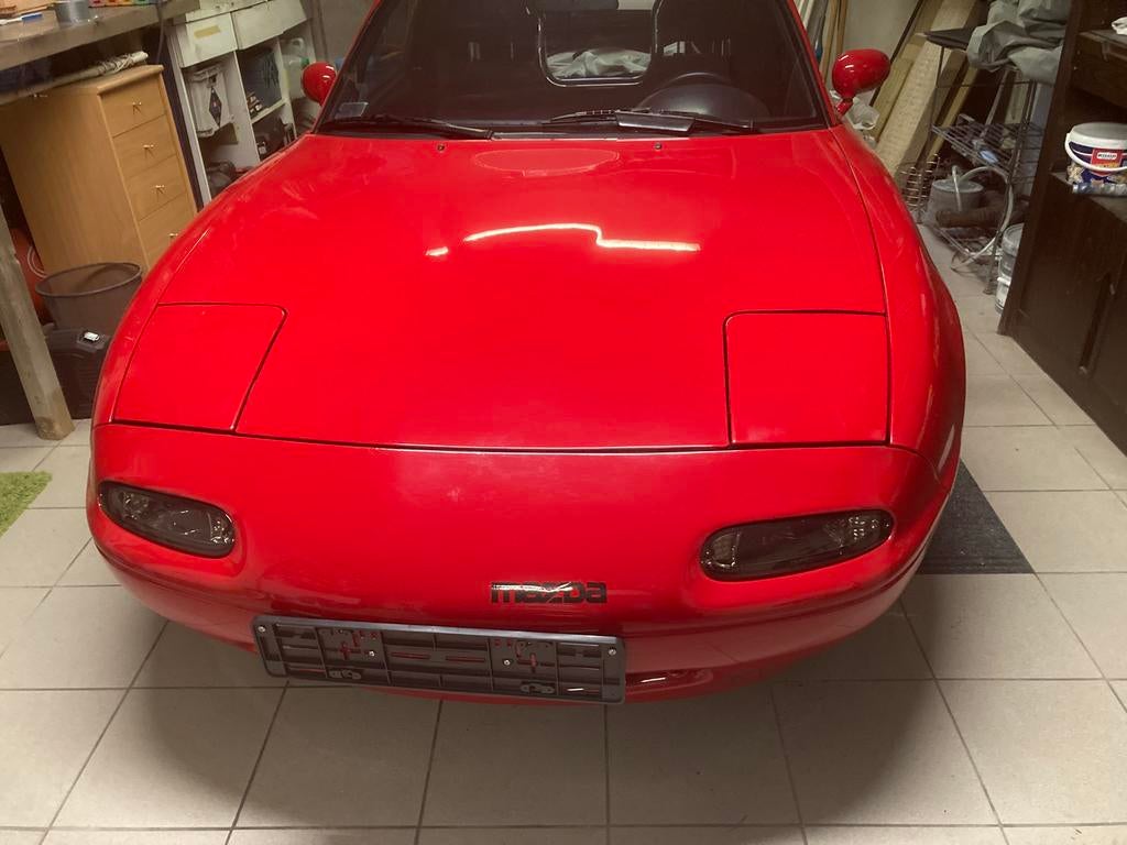 MX 5  oldtimer -1.6-1991- met lage kilometerstand, Autos, Rouge, Cabriolet, Boîte manuelle, 2 portes